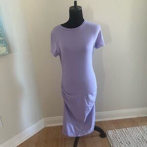 Lavender Short Sleeve Dress